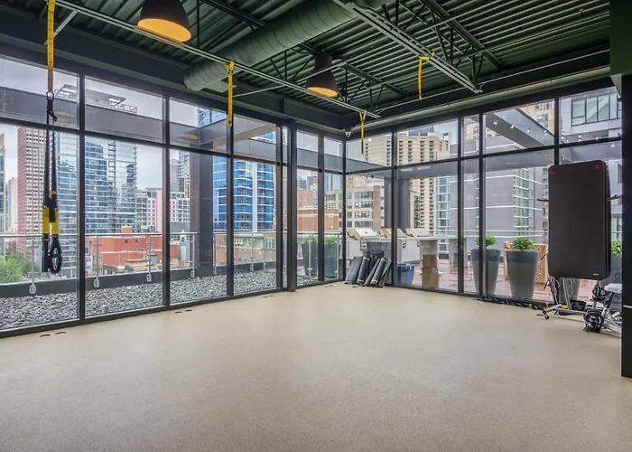 River North 1br W Gym Lounge Roof Nr Riverwalk Chi-900 Apartamento Chicago
