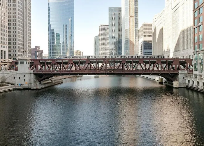 Apartamento River North 1br W Gym Lounge Roof Nr Riverwalk Chi-900 Chicago